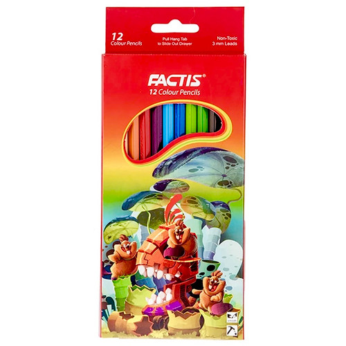 مداد رنگی ۱۲ تایی فکتیس