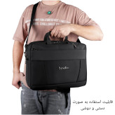 کیف لپ تاپ دوکاره کوله شو مدل bnt-khrd مناسب لپتاپ تا 16 اینچ کد ۶۴