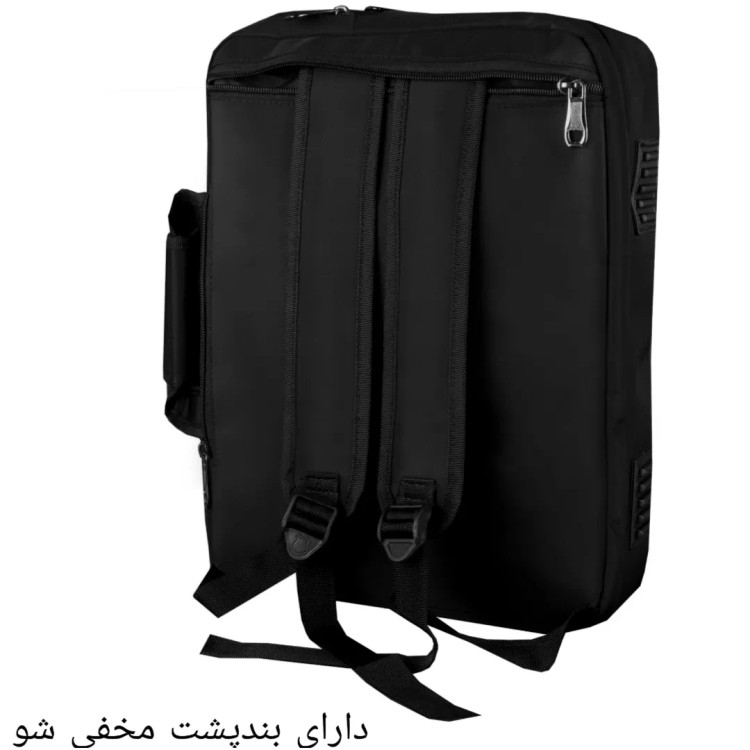 کیف لپ تاپ دوکاره کوله شو مدل bnt-khrd مناسب لپتاپ تا 16 اینچ کد ۶۴